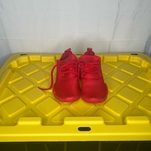 Slightly Used Only Indoors Adidas Boys 5 1/2 Red Shoes NMD_R1 J